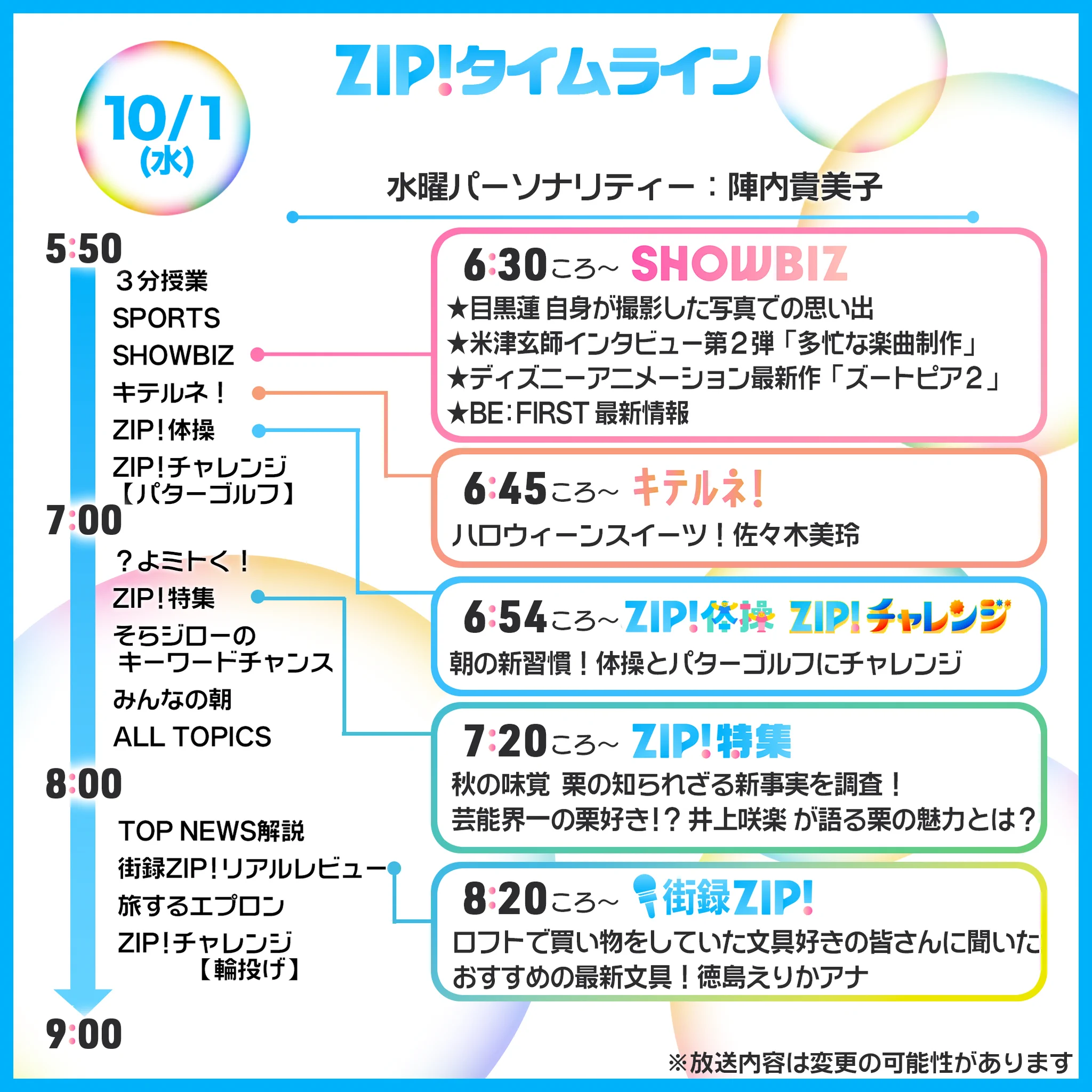 ZIP! 【公式】 on X: 