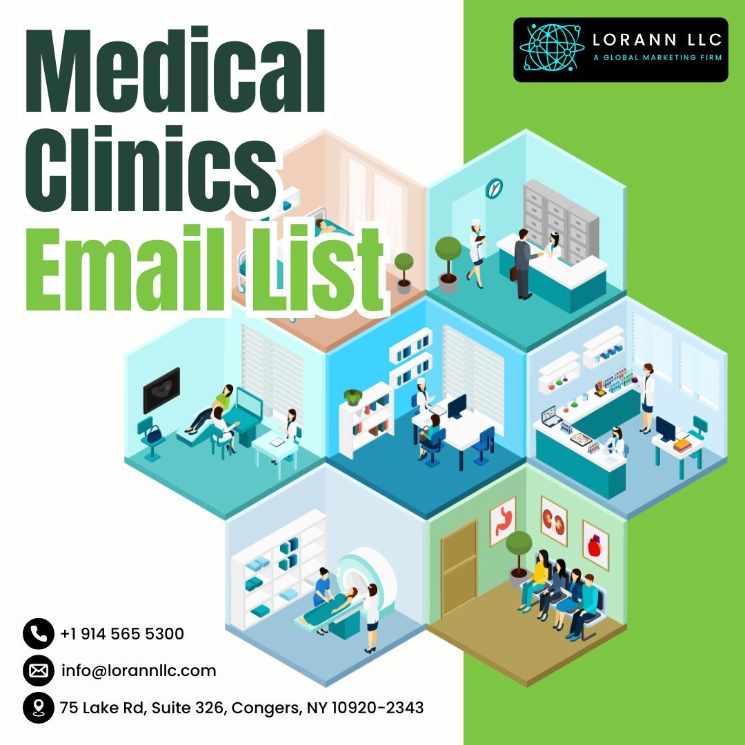 lorannllc1996's tweet photo. Reach the right healthcare decision-makers with our accurate Medical Clinics Email List. Connect with top clinics &amp; decision makers to drive engagement &amp; growth.
#MedicalClinics #HealthcareMarketing #EmailMarketing #HealthcareLeads #MedicalContacts #B2BMarketing #LorannLLC https://t.co/w5AOaxFO7P