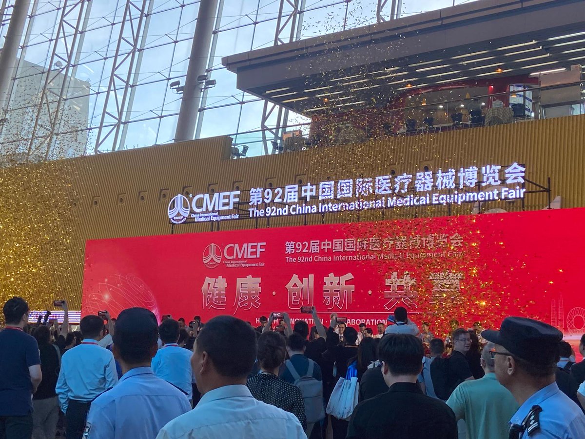 GrupoUnidix's tweet image. @GrupoUnidix ha participado en la 𝗖𝗵𝗶𝗻𝗮 𝗜𝗻𝘁𝗲𝗿𝗻𝗮𝘁𝗶𝗼𝗻𝗮𝗹 𝗠𝗲𝗱𝗶𝗰𝗮𝗹 𝗘𝗾𝘂𝗶𝗽𝗺𝗲𝗻𝘁 𝗙𝗮𝗶𝗿 (𝗖𝗠𝗘𝗙), uno de los principales encuentros internacionales de tecnología médica.

En #CMEF2024 reafirmamos nuestro propósito de mejorar la vida de las personas.