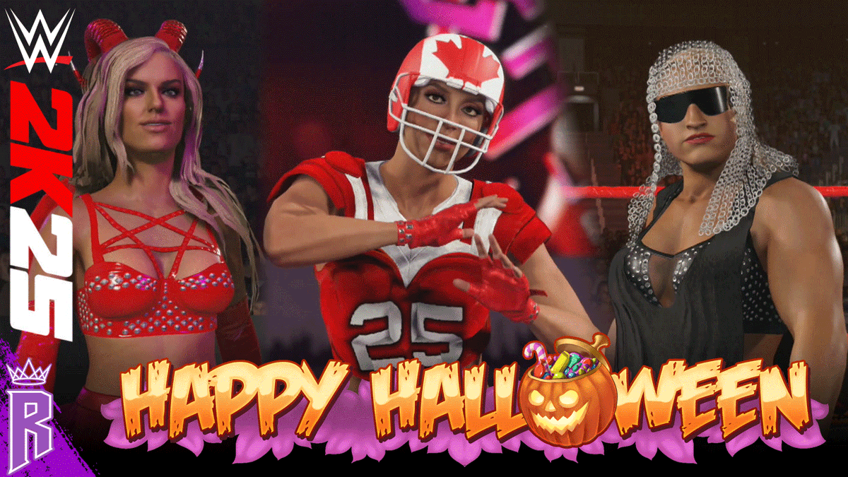 WWE 2K25: Women's Halloween Costume Battle Royal #WWE2K25 #Halloween 

youtube.com/watch?v=pXE6LU…