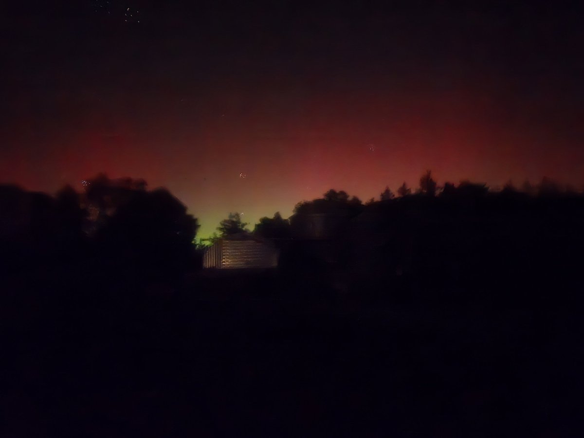 The northern lights put on a spectacular show last night
