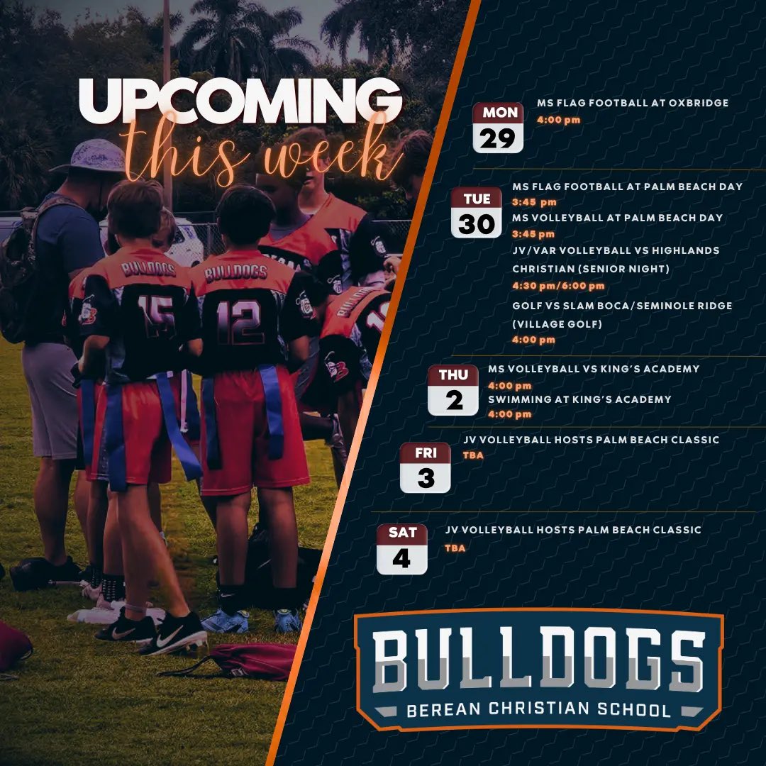 Berean Christian Bulldogs tweet media