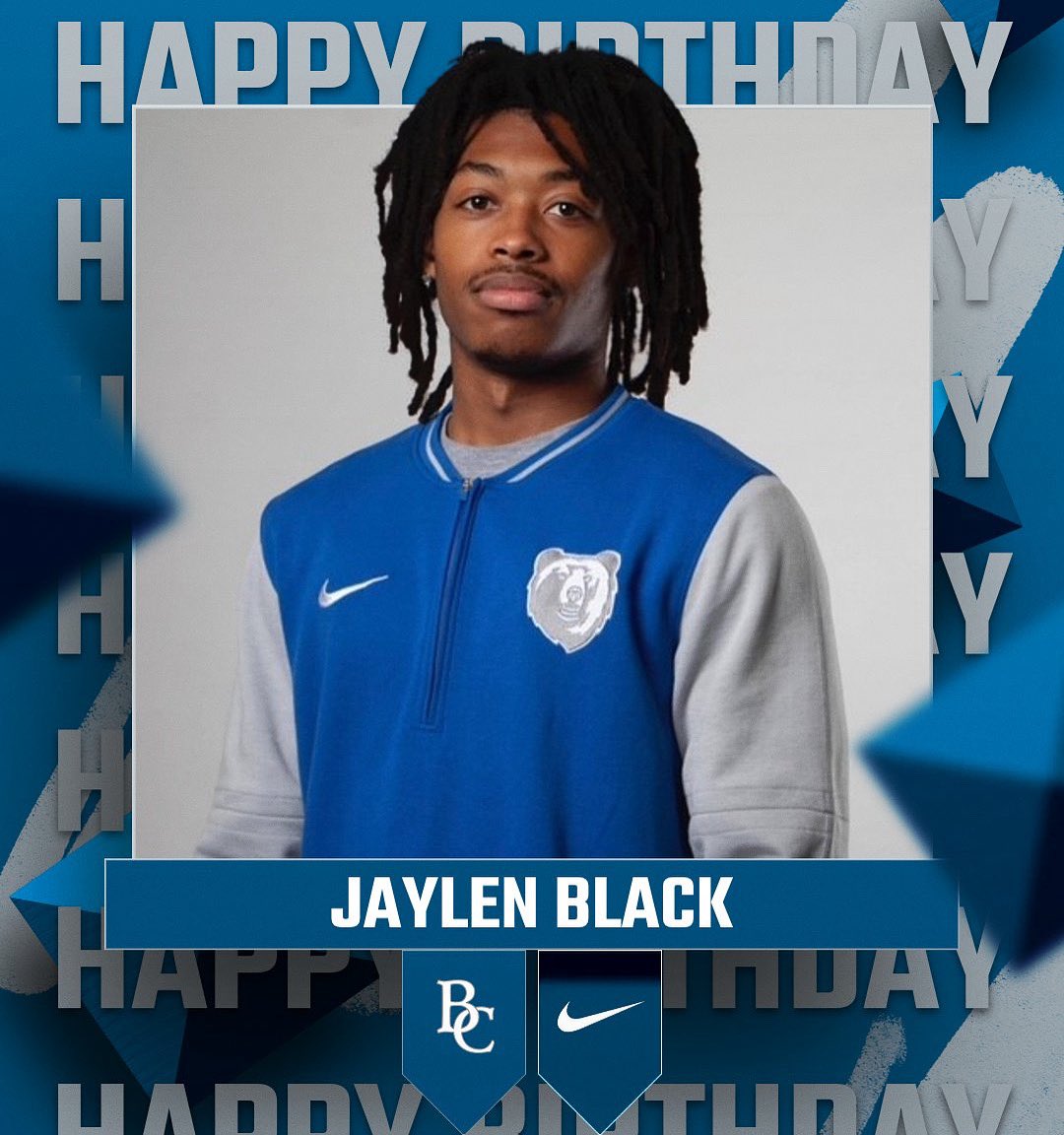 Happy Birthday to Jaylen Black! 🎉
From running the point, to serving as a student assistant, and now back on the floor, Jaylen has meant so much to our program. Excited to see him have a great senior year💪🎂