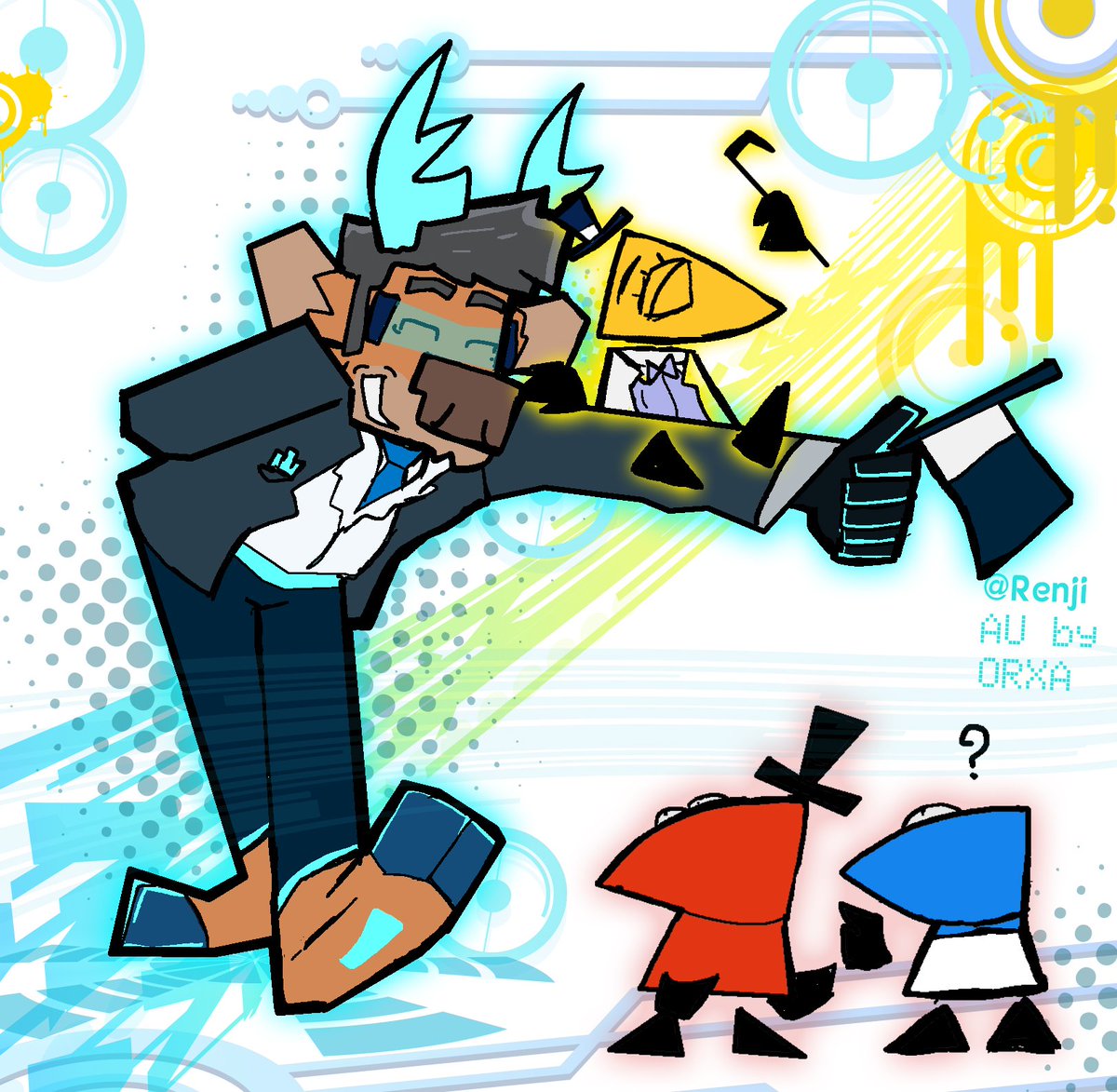 Renjimimus's tweet photo. #euriweek Day #7: Fashon/Predictions 

Meeting your son's muse.

#Gravityfalls #anthrofallsau #art #EuclydiaRises https://t.co/QtoEPK1Yu1