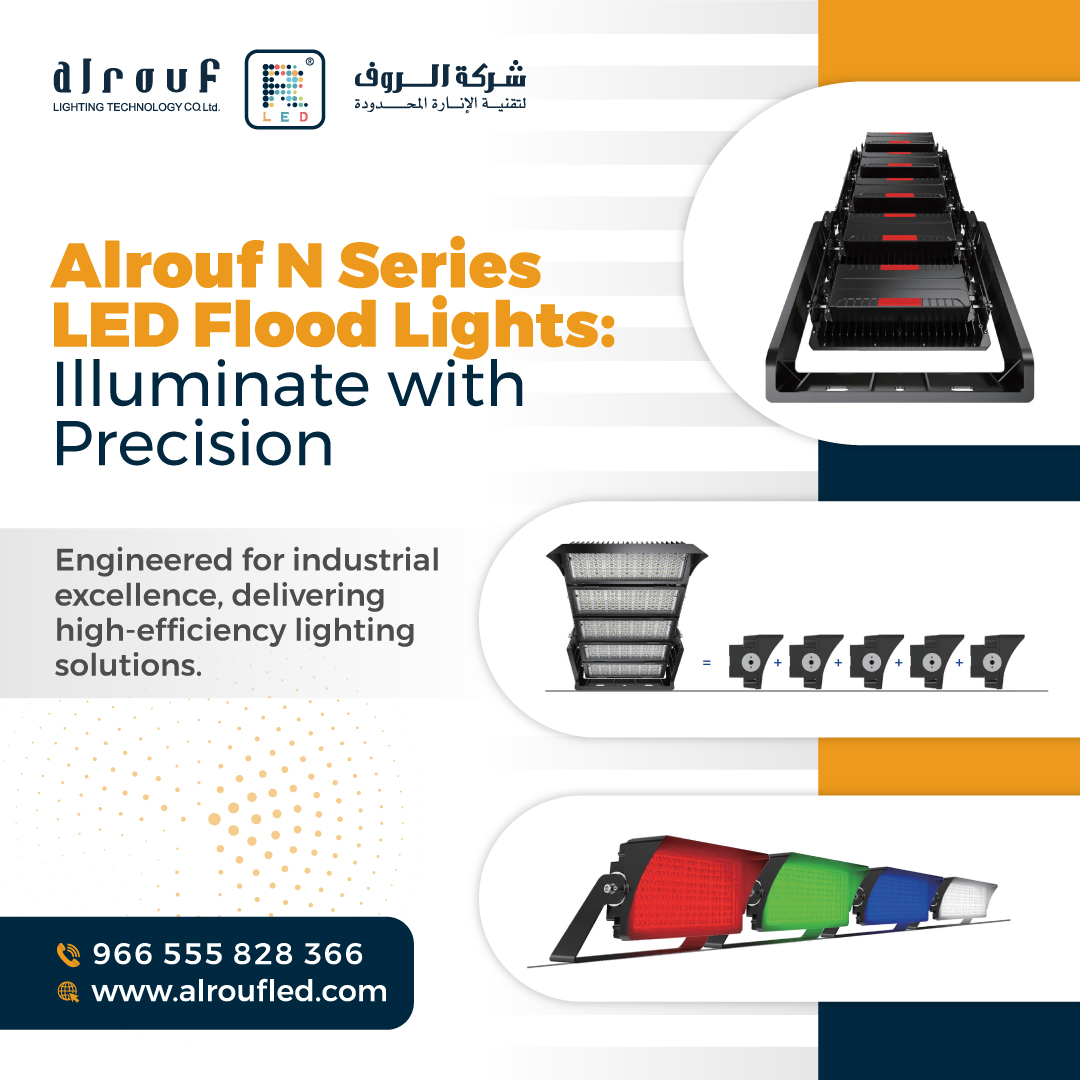 AlroufLED's tweet photo. 🔦 Alrouf N Series LED Flood Lights – high-efficiency &amp; precision for industrial needs! 🌟
Learn more: https://t.co/TInk7Cab9s
#LEDLighting #IndustrialLighting #FloodLights #EfficientLighting #Alrouf https://t.co/WgiW73rrxN