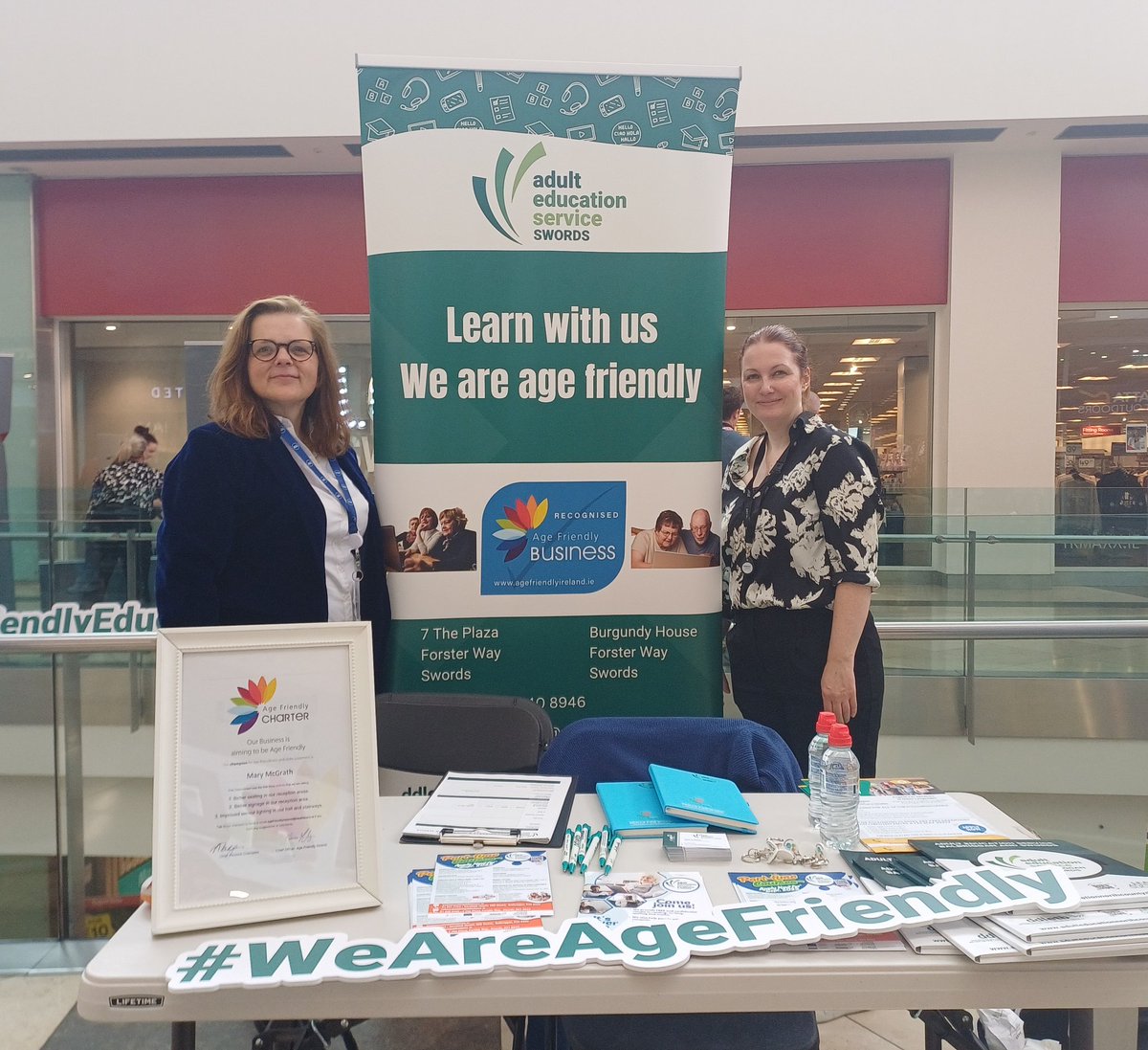 We had a great morning at the over-55s event in The Pavilions in Swords. Thanks to <a href="/AgeFingal/">Age Friendly Fingal</a> for the invitation. <a href="/ddletb/">Dublin & Dún Laoghaire ETB</a> <a href="/SOLASFET/">SOLAS</a>