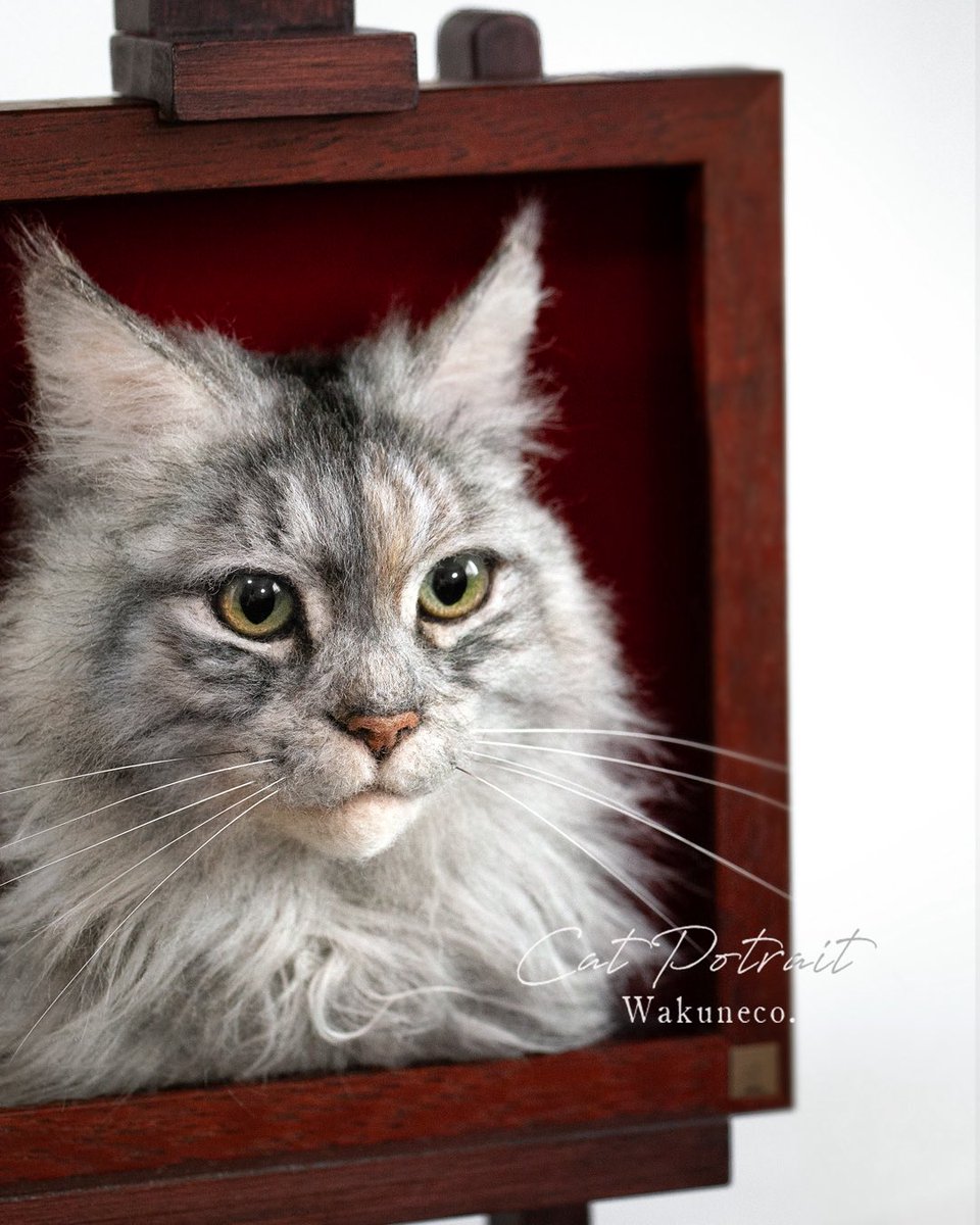 Wakuneco. わくねこ羊毛フェルト on X: 