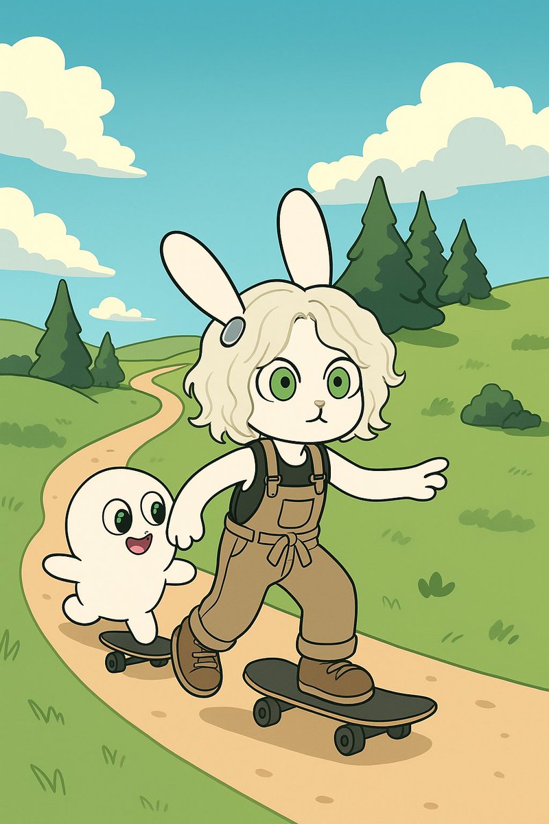 imramaa7's tweet photo. Me and my frens Hirys riding through Web3 like this 🛹✨

The path is smoother when your data doesn’t vanish.
On @irys_xyz  every upload = permanent, verifiable, unstoppable.

Forget potholes of lost files &amp; broken links—just good vibes + endless storage 🩵
stay hirys 🌱 https://t.co/AeWTHzYBVl