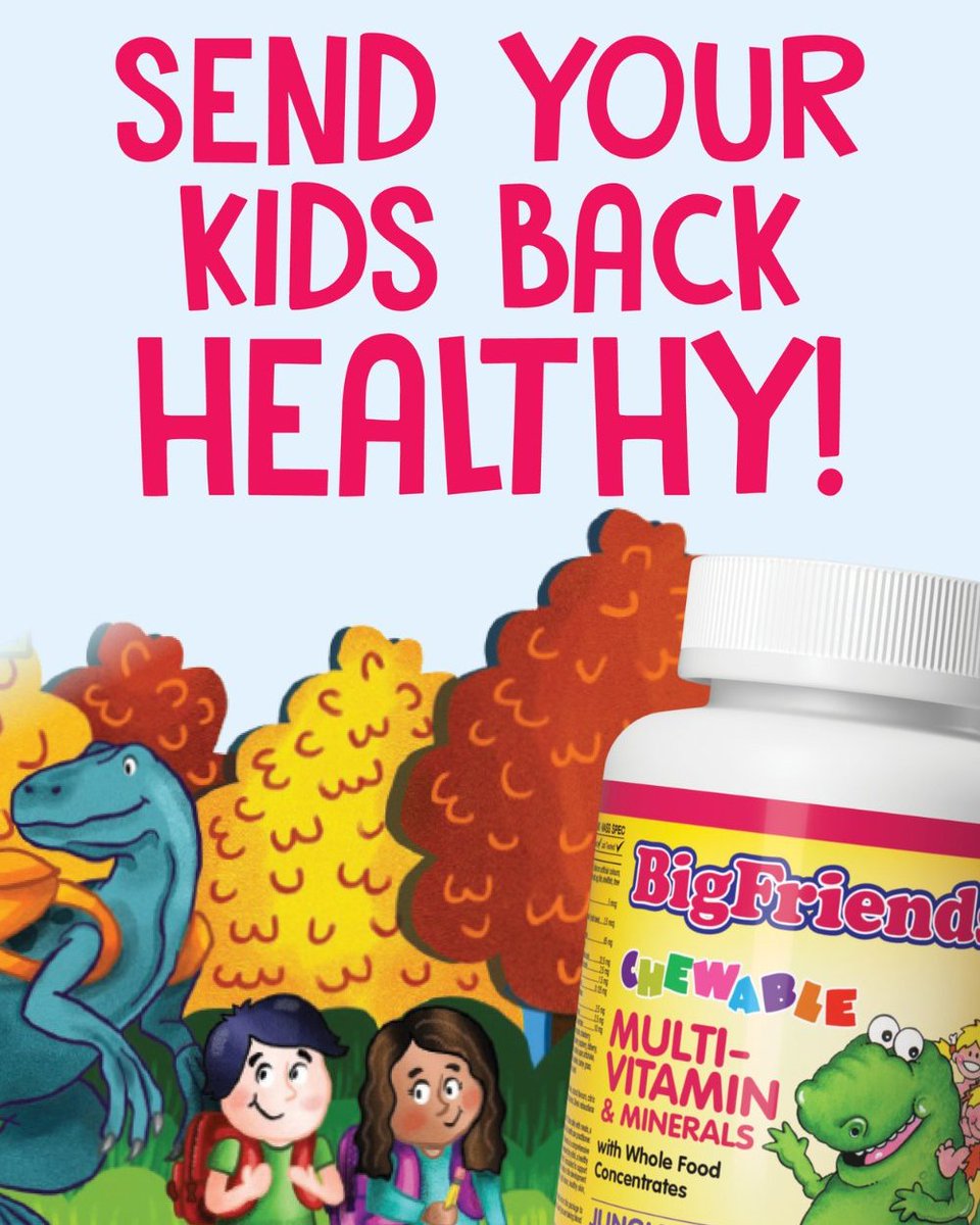 InfoNaturally's tweet image. From energy production to immune health and brain function, our children need vitamins to thrive. 📷
Give them the best start with premium supplements during The Natural Factors Flyer Sale!