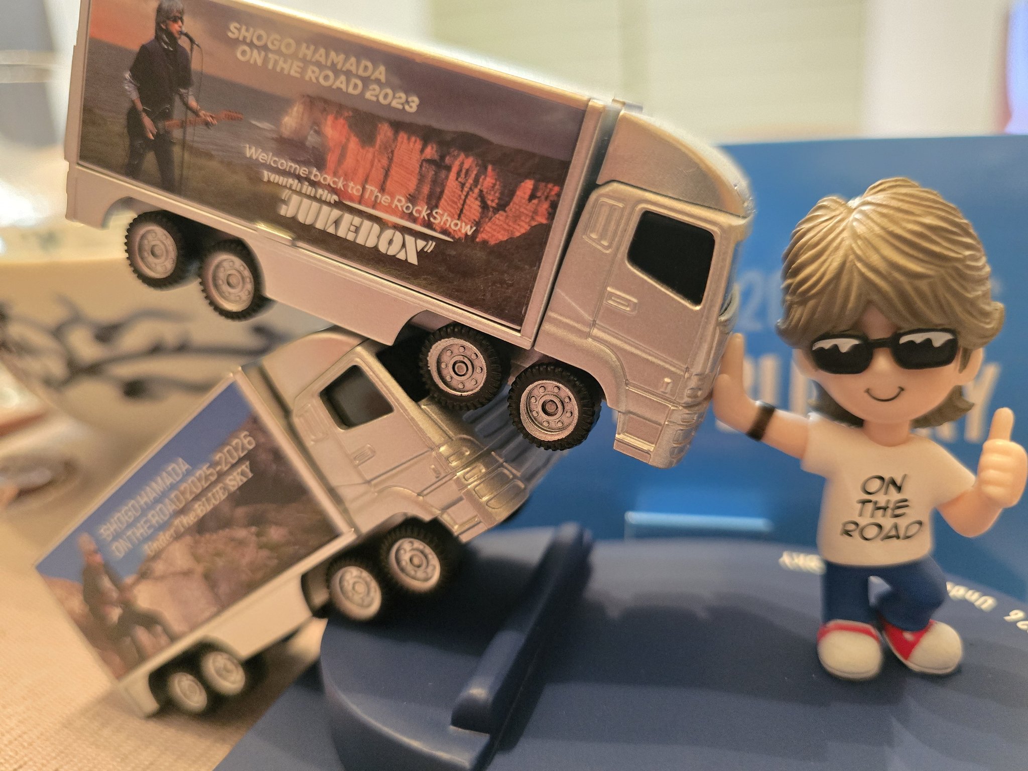 浜田省吾 トレーラー付きトラック＋マウスパッド 浜田省吾 トレーラー付きトラック＋マウスパッド 浜田省吾ON THE ROAD