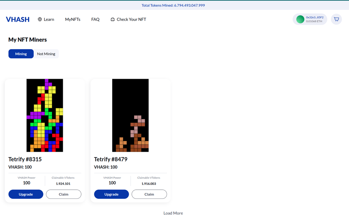 drop_nft_com's tweet photo. @licheng88889 @ProofofNFT I transferred one of my NFTs to another wallet and I can't see it either.

Wallet: 0x32e34E4CdFB4a9d180B6BC96ef366185438285F2

Add some of my other #Tetrify NFTs and I can see them. https://t.co/3KMyNnLt8Y