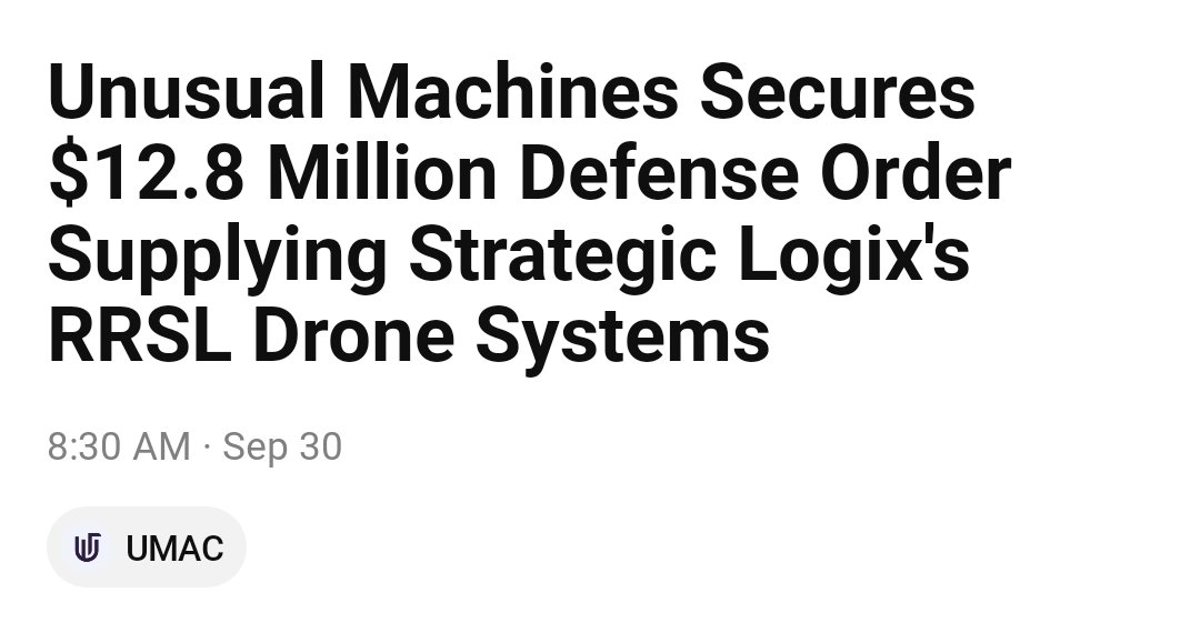 WallStJesus's tweet photo. $UMAC https://t.co/wn0XqKXimJ