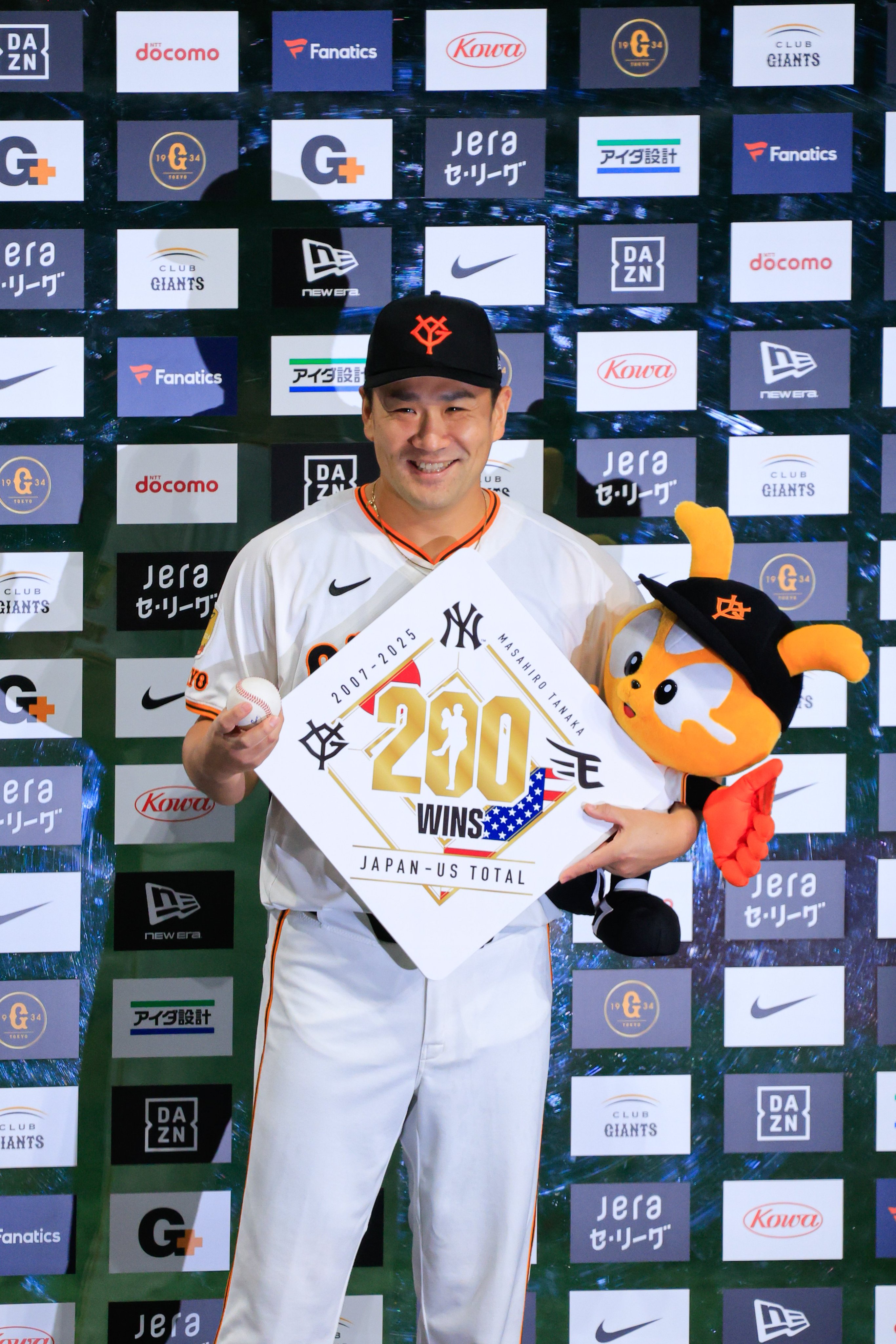 祝200勝★田中将大読売ジャイアンツビジターユニフォームチャンピオンエンブレム 祝200勝☆田中将大読売ジャイアンツビジターユニフォームチャンピオン