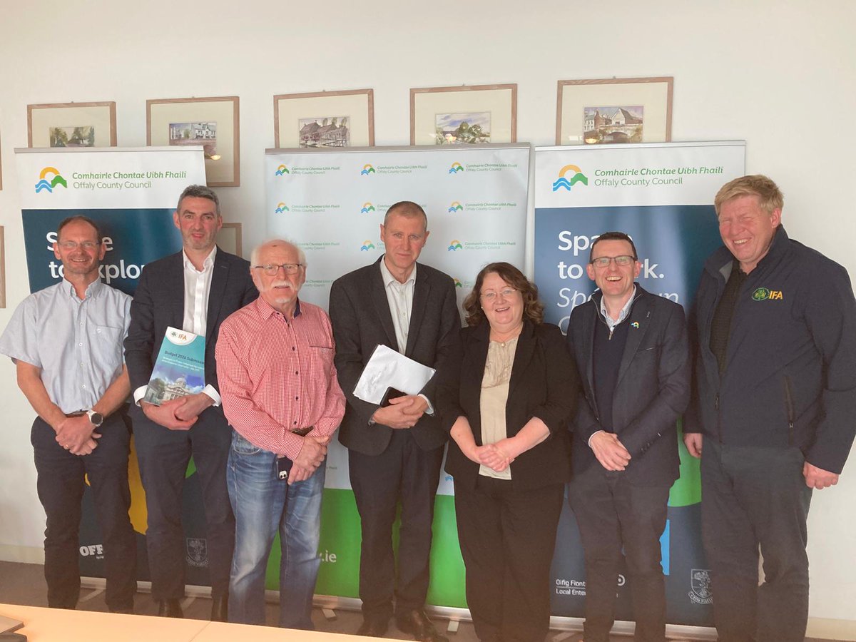 William Dolan (@williamd_ifa) on Twitter photo Delegation from Offaly IFA met with Ann Marie Delaney CEO Offaly Co Council and her team on issues including Agriculture Development Charges,Farm Inspection Rzlt,Flooding and Dog control <a href="/IFAmedia/">Irish Farmers' Association</a> <a href="/offalycoco/">Offaly County Council</a> Delegation from Offaly IFA met with Ann Marie Delaney CEO Offaly Co Council and her team on issues including Agriculture Development Charges,Farm Inspection Rzlt,Flooding and Dog control <a href="/IFAmedia/">Irish Farmers' Association</a> <a href="/offalycoco/">Offaly County Council</a>