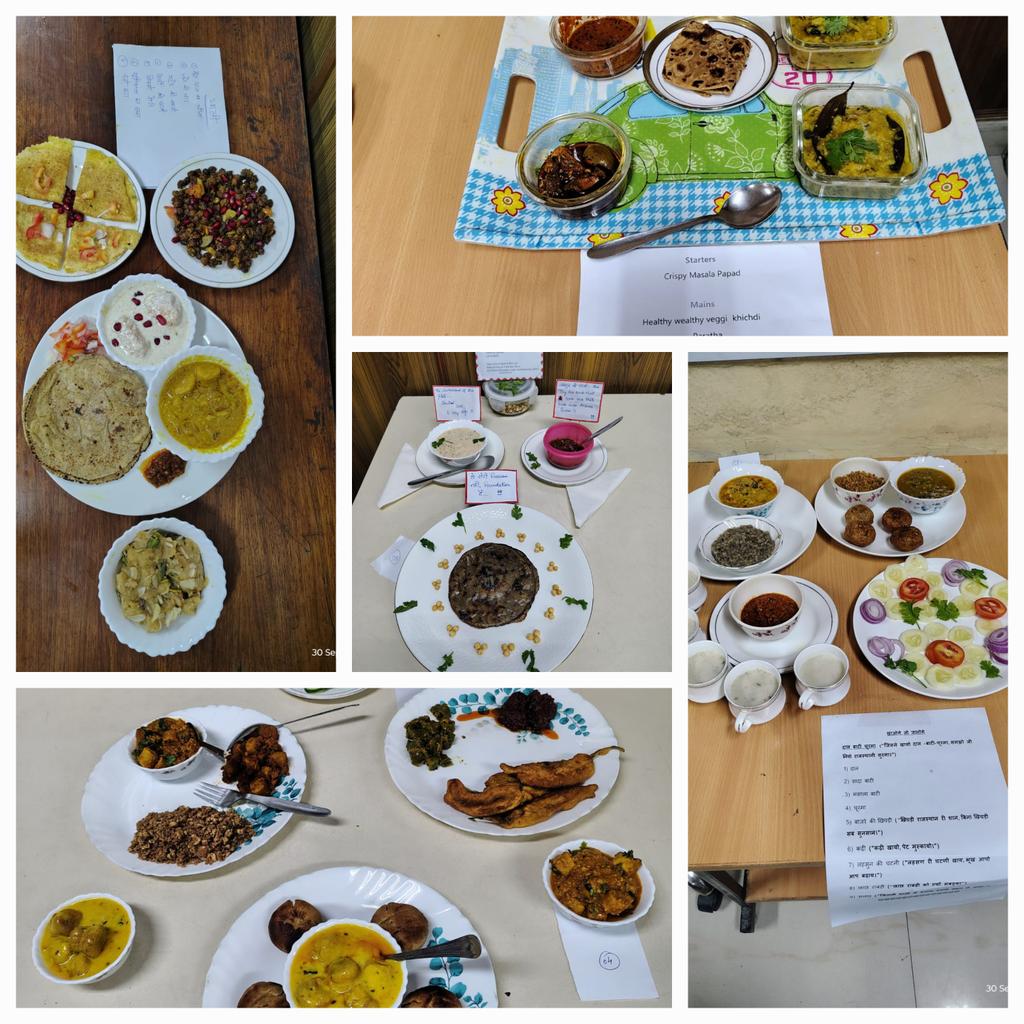 दिनाँक 30.09.2025 को क्षेत्रीय कार्यालय जयपुर में पोषण माह 2025 के अंतर्गत स्थानीय खाद्य महोत्सव में स्वस्थ पारंपरिक आहार तैयार किया गया।