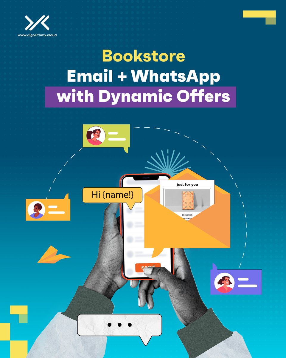 AlgorithmXcloud's tweet image. 📚 Nina’s bookstore stopped sending generic promos. With AlgorithmX Product Recommendation, she sent the right books to the right readers via WhatsApp & Email.
✨ Result: 3× higher conversions.
Want the same for your store?
Contact us today!
#Ecommerce #ProductRecommendation