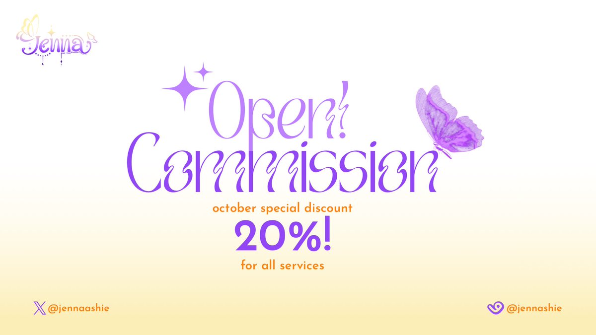 🦋 jenna | open commission tweet media