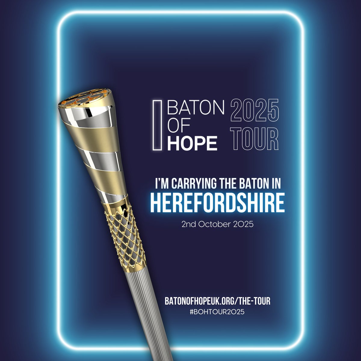 We are looking forward to supporting the Baton of Hope this week! 

#BatonOfHope2025 #batonofhopeherefordshire