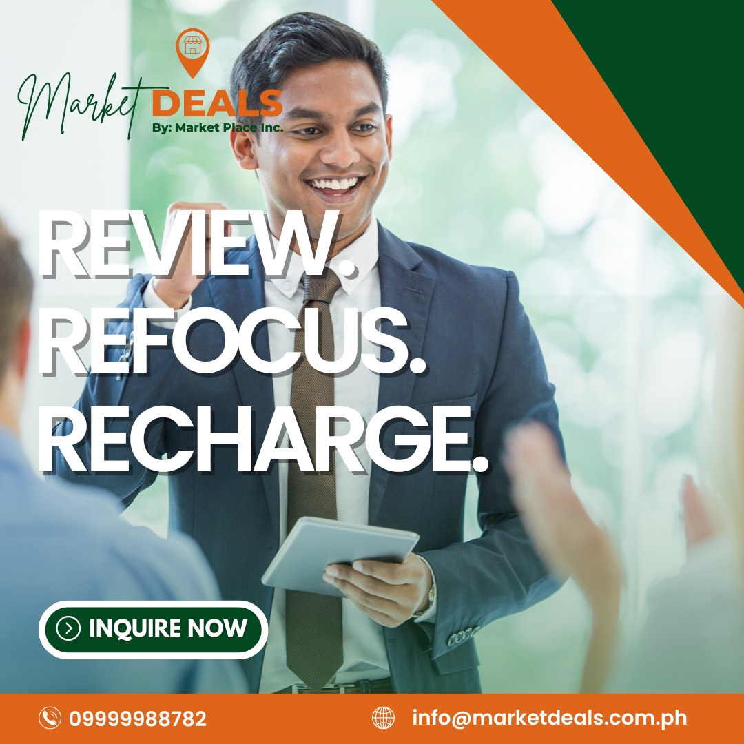 marketdealsph's tweet image. End September with clarity! Reflect on your wins, adjust your strategy, and prepare for a stronger October with Marketdeals by your side. 📊✨

#EndOfMonthReflection #MarketdealsPartner #MSMEStrategy #BusinessPlanningPH #NegosyoGoals