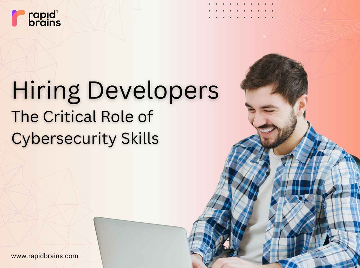 rapidbrains's tweet image. Secure Code Starts with Hiring!
Organizations that hire developers with proven cybersecurity skills reduce risk, ensure compliance, and build long-term trust.
Read the Blog: shorturl.at/pg9yO
#CybersecuritySkills #DeveloperSecurity #SecureSoftwareDevelopment #RapidBrains