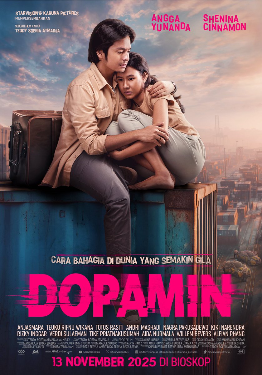 Opening dan Closing Film Jakarta Film Week tahun ini! THE FOX KING (2025) &amp; DOPAMIN (2025). Jakarta Film Week akan sepanjang tgl 22-26 Oktober! Banyak program baru tahun ini, silakan ramaikan! Semuanya GRATIS! Pantau terus sosmed-nya JFW. War ticket-nya di tgl 13 Oktober! 🤞🏼
