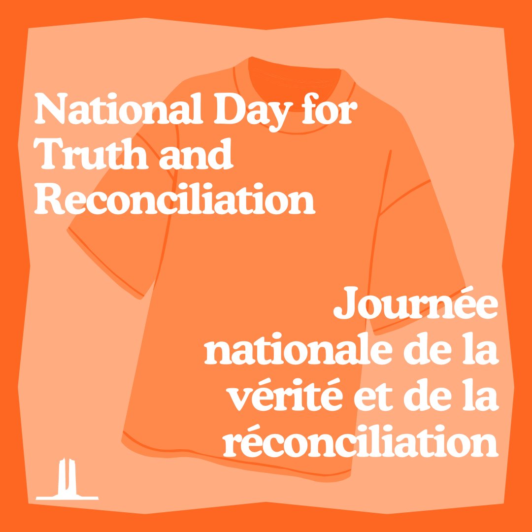 vimyfoundation's tweet image. Today, on the National Day for Truth and Reconciliation, we honour the children who never returned home and the survivors of residential schools.
Reconciliation is not one day, but a shared, ongoing responsibility. 
Learn more: woodlandculturalcentre.ca/about/