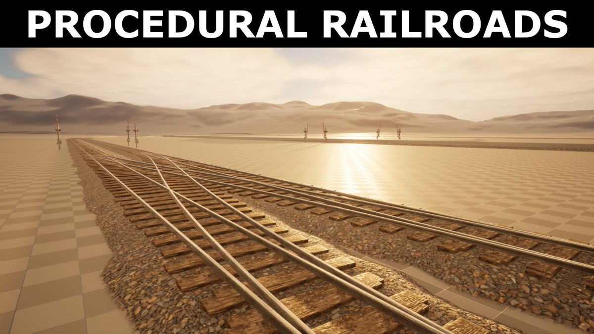 WSMGameStudio's tweet image. fab.com/listings/232da…

Procedural Railroads for Unreal Engine.
Available on Fab!

#madewithunreal #madewithunrealengine #unrealmarketplace #UE #UE5 #gameasset #gameassets #unrealengine #unreal #gamedev #indiedev @UnrealEngine @fab
