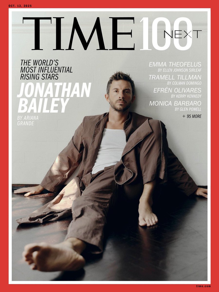 ArianaToday's tweet photo. ariana grande writes tribute to jonathan bailey for @TIME 100:

“I felt so immediately safe, connected to, and obsessed with my new scene partner and friend. I’m so thankful that I get to spend so much time with this incredibly gifted, playful, and caring human being.” https://t.co/fRHwkXEnnJ