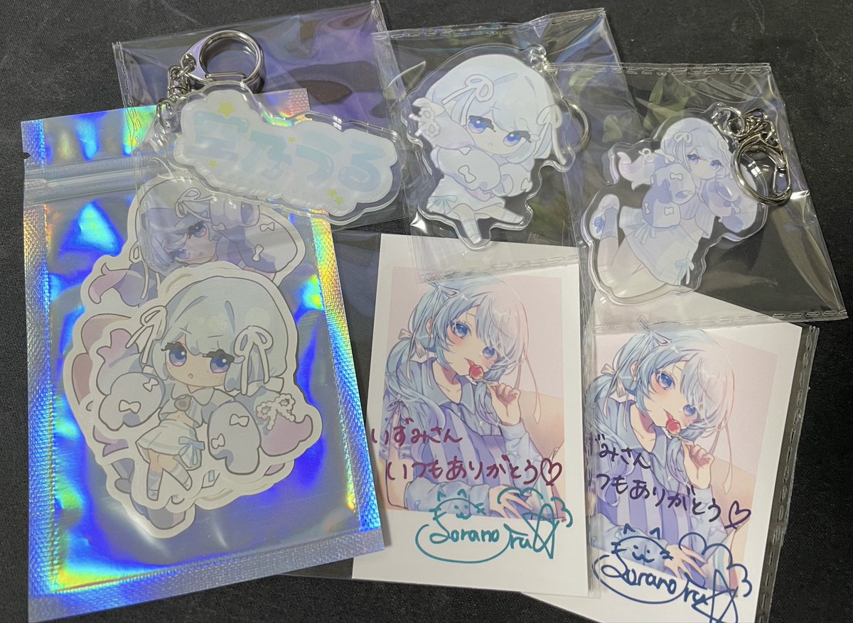 minato_izumi_'s tweet photo. 届いた〜かわいい！しかもペンの色変えてくれたっ　#そらのおとどけ https://t.co/f02BCuZgWz