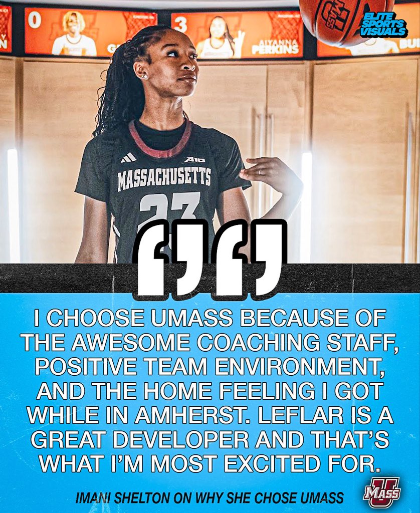 2026 Wing Imani Shelton on why she chose UMASS.

#YouAreElite #EliteSportsVisuals