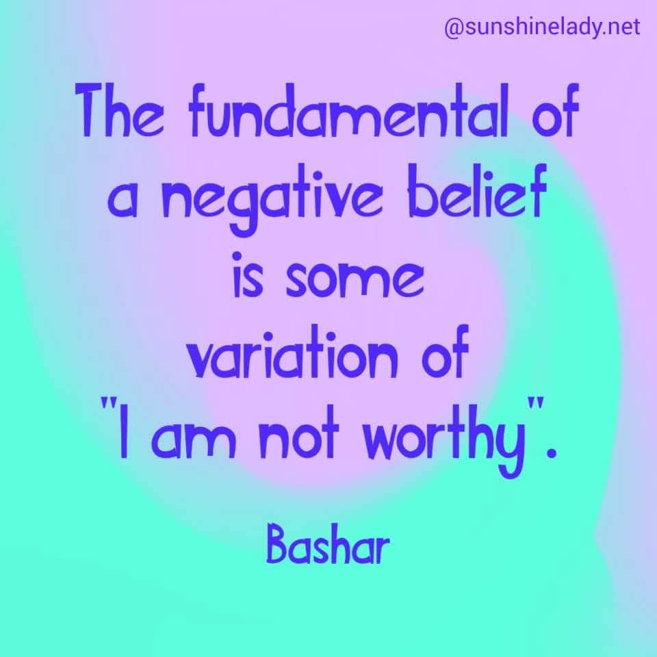 BASHAR 
"I am worthy." 
What a wonderful thought. 😊