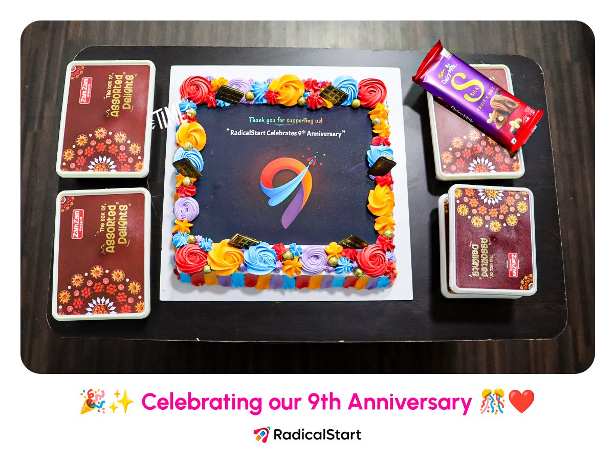 radicalstartnow's tweet image. Today wasn&apos;t just about the anniversary – it was about the people, the moments, and the journey we&apos;ve shared ❤️

🚀 9 years of RadicalStart, and the story keeps getting better.

#RadicalStart #MaduraiStartup