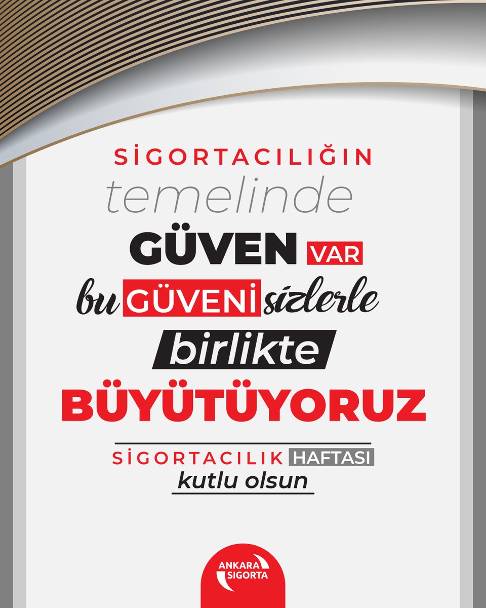 Güvenle geleceğe yürürken, yanımızda siz varsınız.
Sigortacılık Haftası kutlu olsun!