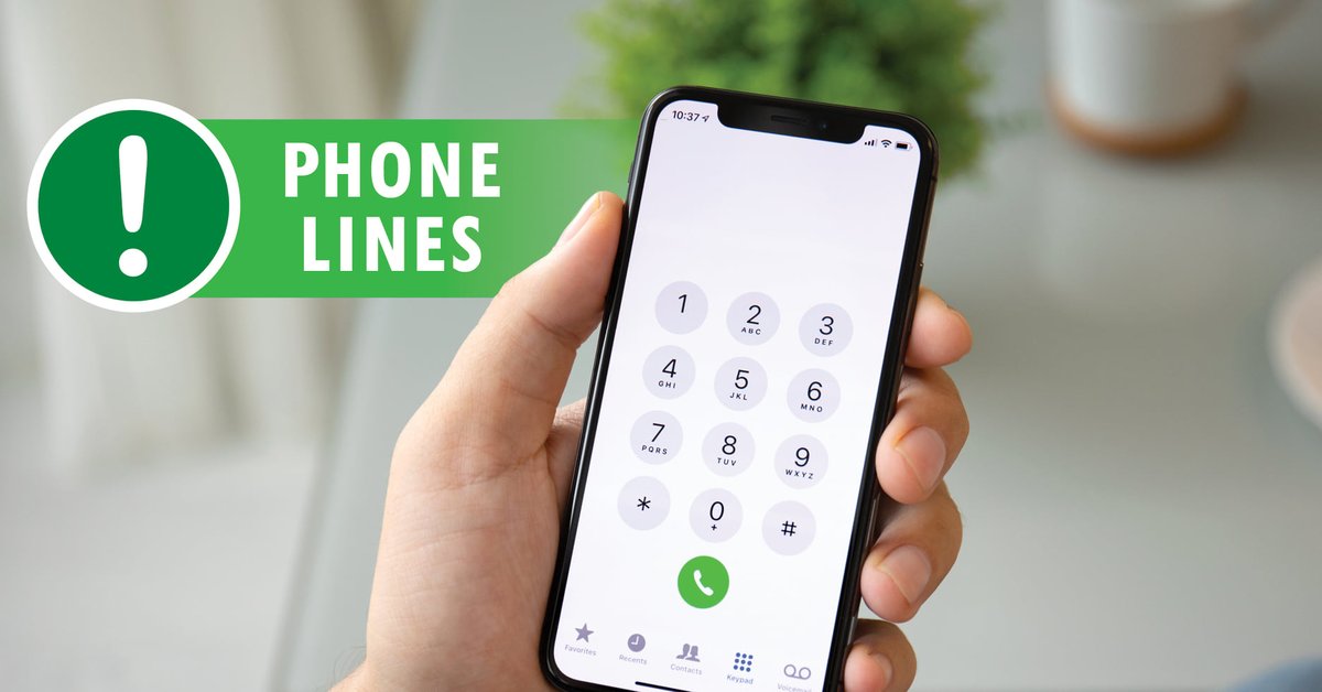 🚨 𝗣𝗵𝗼𝗻𝗲 𝗦𝗲𝗿𝘃𝗶𝗰𝗲 𝗔𝗹𝗲𝗿𝘁 𝟵/𝟯𝟬

We are currently experiencing issues with our phone lines and are working with our provider to restore service as quickly as possible.

If you are experiencing a medical emergency, please call 𝟵𝟭𝟭.