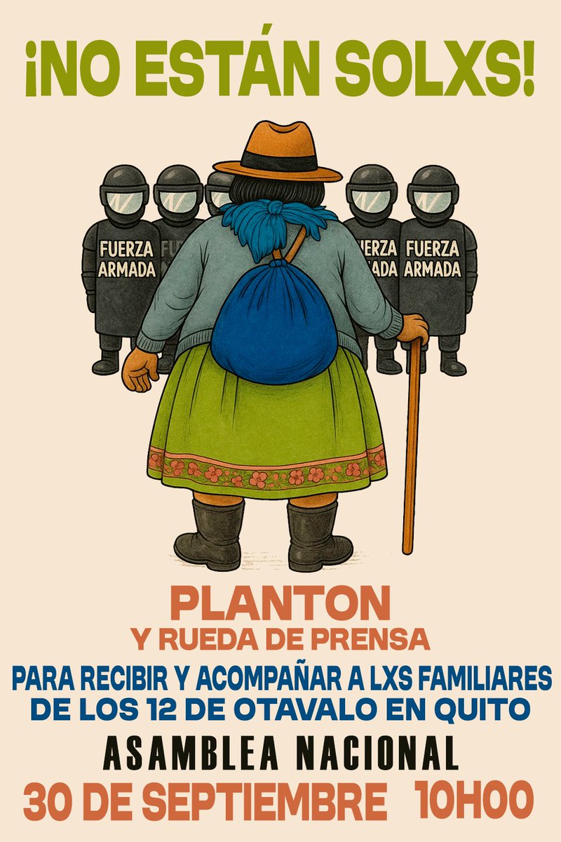 Acompañémosles, hicieron un viaje largo y duro para defender a sus hijos, esposos, hermanos y compañeros.