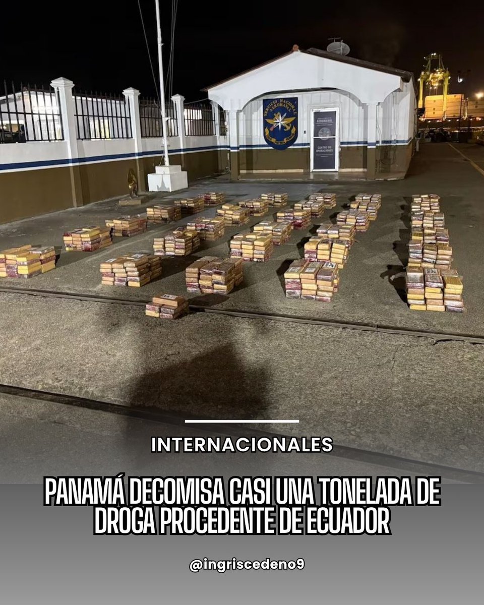 CedenoIngris's tweet photo. 🟡🟡🟡¡Sopresa, sorpresa 😱! Autoridades de Panamá incautaron más de una tonelada de drogas en puertos de su país, uno de los contenedores procedente de Ecuador. ¡Y los gringos buscando en El Caribe! 🤦🏻‍♀️

https://t.co/TzxW84Ct8u https://t.co/C7wznar9mP