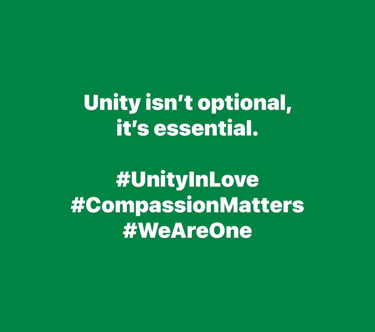 CharmaineTucker's tweet image. Unity isn’t optional, it’s essential. #UnityInLove #CompassionMatters #WeAreOne