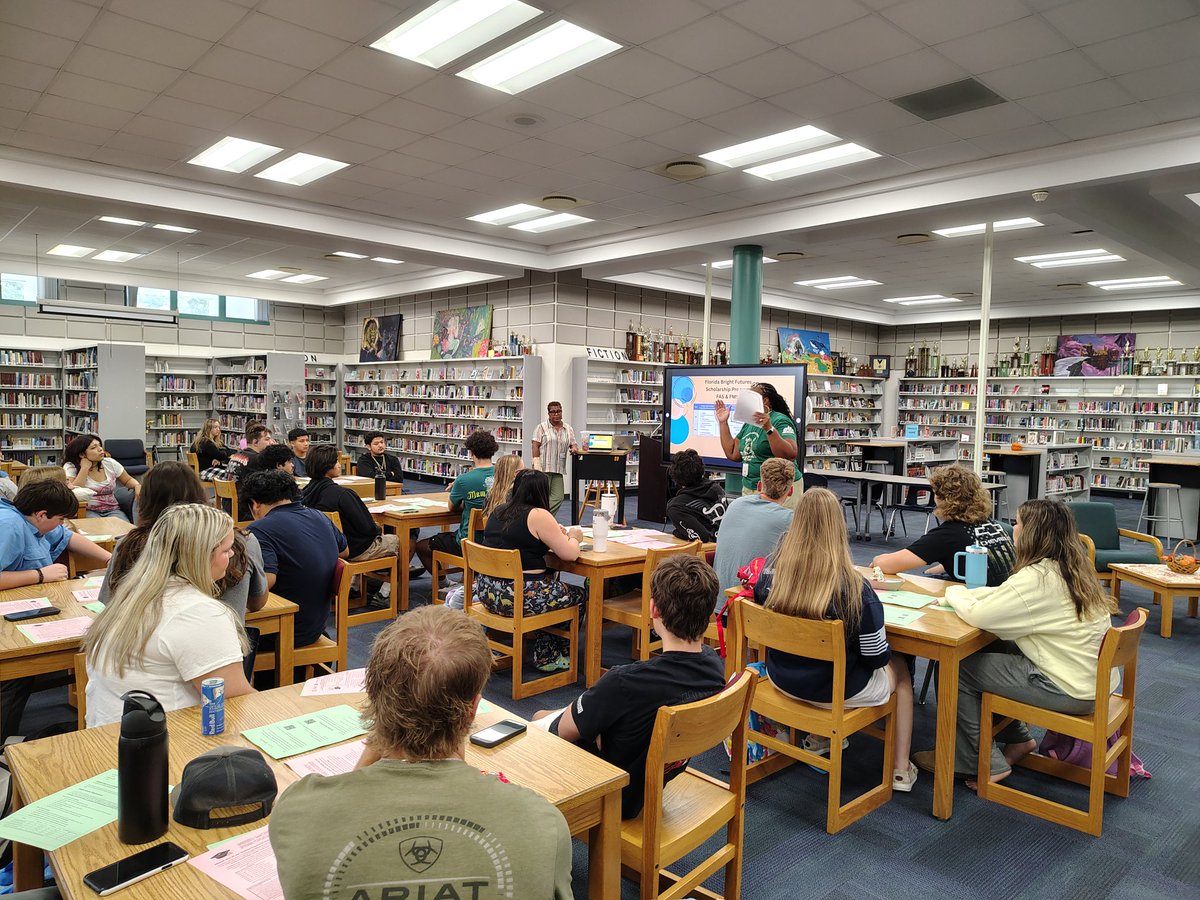 Thank you to Ms. Lewis and Mrs. Robinson for your presentation to our students today. Lots of great information to set them up for success!