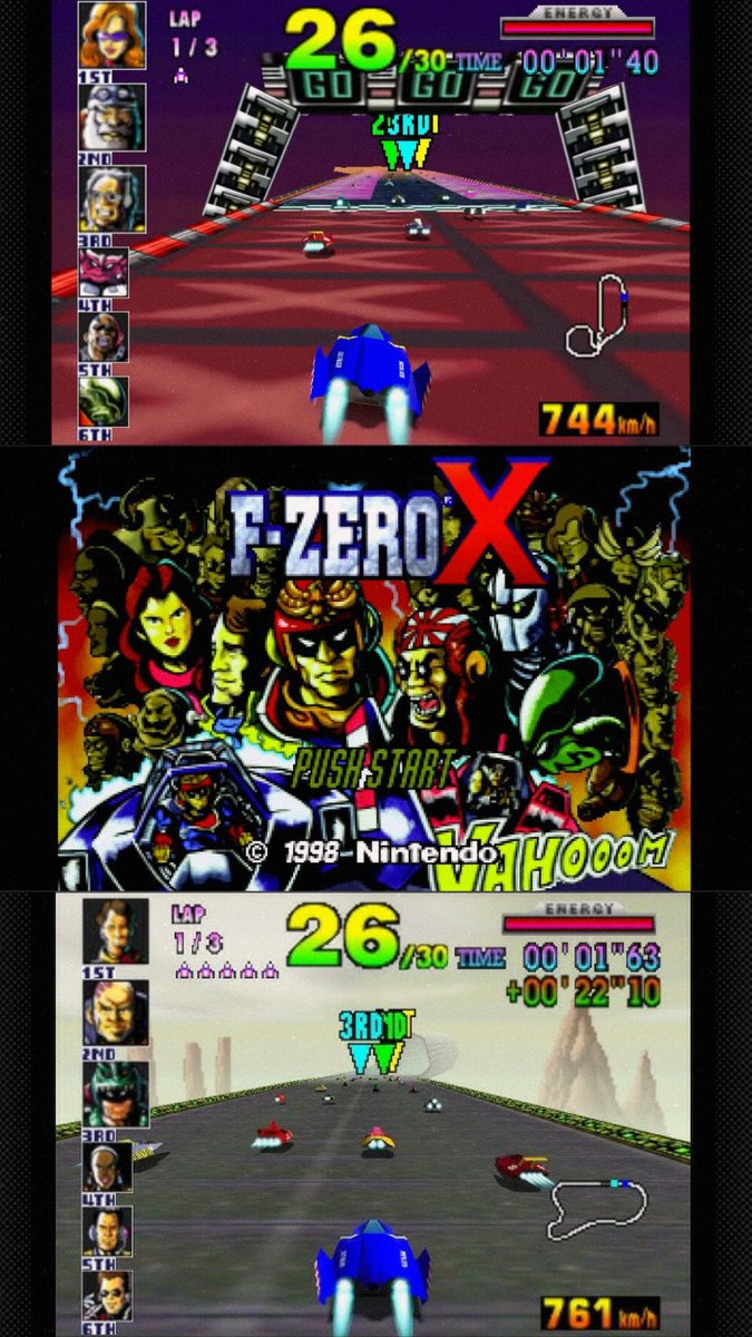 chrislifehouse's tweet image. #FZeroX (1998) para #Nintendo64