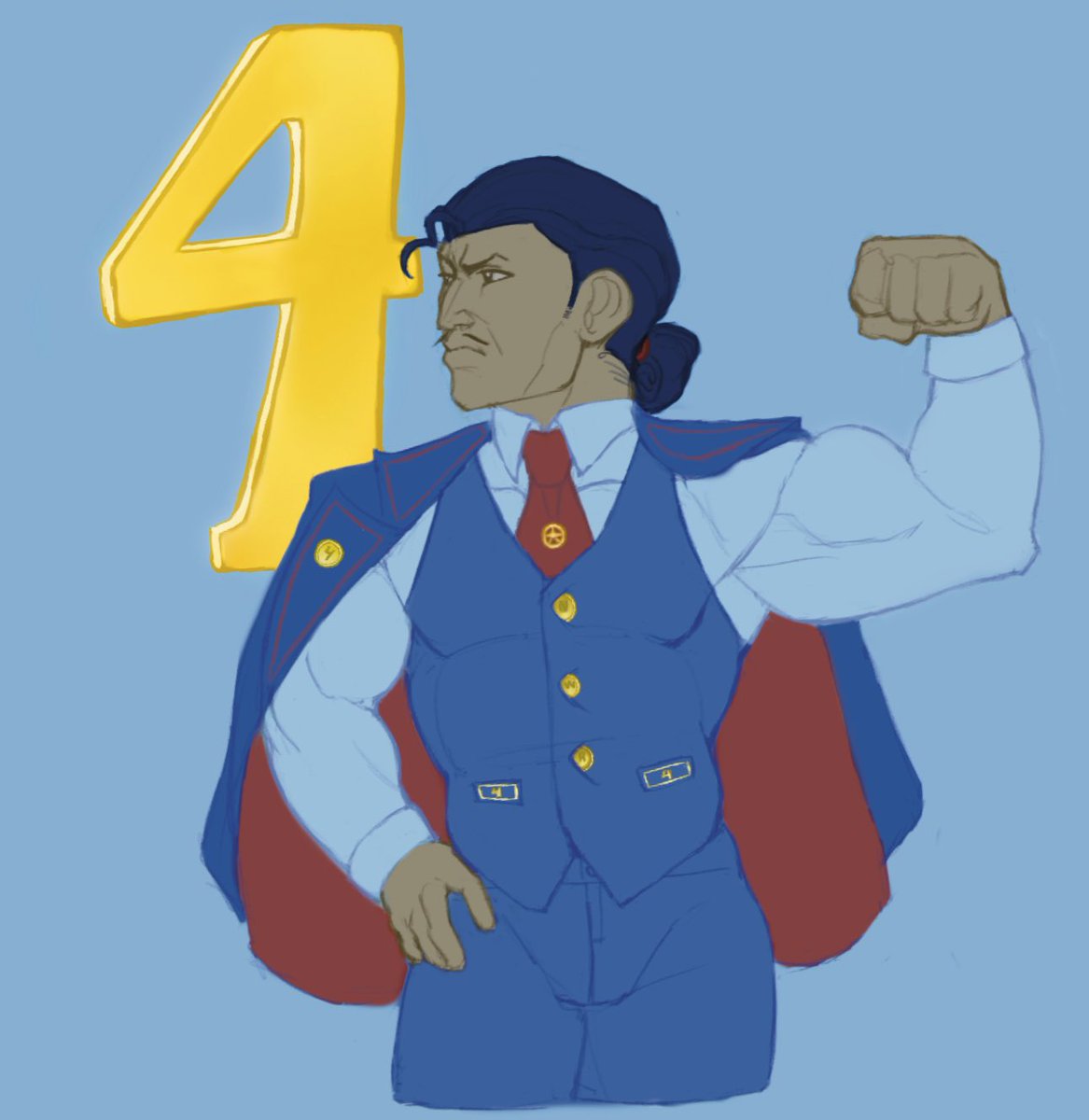 he’s big, he’s blue; so strong and true !