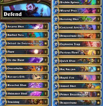 SidisiTV's tweet photo. September last day Wild Legend w Pew-Pew Quest!
The deck should probably have Trinket Trackers but Raj/Dragonbane add a lot of fun flavor. Nice trip down nostalgia lane π. 61% WR thru 42 games w this version.
#hs_hun #sidslegend https://t.co/gjrzuEjhnq