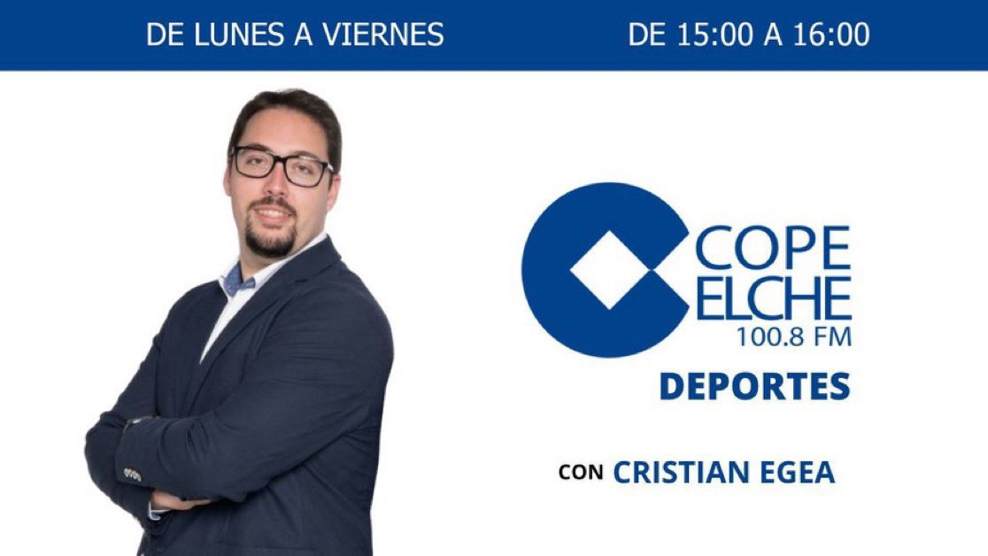 💥 #TertuliaElcheCF: ¿Dituro o Iñaki Peña?

👔 Cristian Egea (<a href="/CristianEgea1/">Cristian Egea</a>)

📌 Rubén Sánchez

📌 Pavón

📌 Esteban Molla

📌 José Gopar (<a href="/josemgopar/">José Gopar</a>)

📺 youtube.com/live/w5ULhj4gD…

#ElcheCF