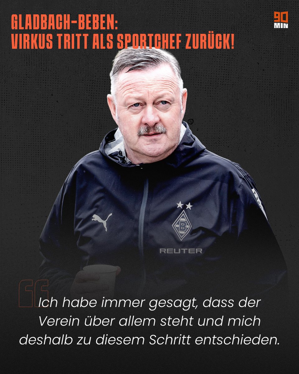Trainer nach dem 3. Spieltag weg. ❌ Sportdirektor nach dem 5. Spieltag weg. ❌

"Wir sind in den Gremien der geeinten Meinung, dass wir uns für die zukünftige Ausrichtung im sportlichen Bereich anders aufstellen wollen."
- Präsident Rainer Bonhof.