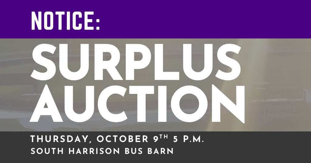 South_Harrison's tweet photo. 🕔 Bidder Registration: 5:00 p.m.
🕕 Auction Begins: 6:00 p.m.

Items include an assortment of past yearbooks, various desks, chairs, filing cabinets, a wide selection of power tools from multiple brands,  and technology such as printers, monitors, and CPU units. https://t.co/CRgXxsXpOH