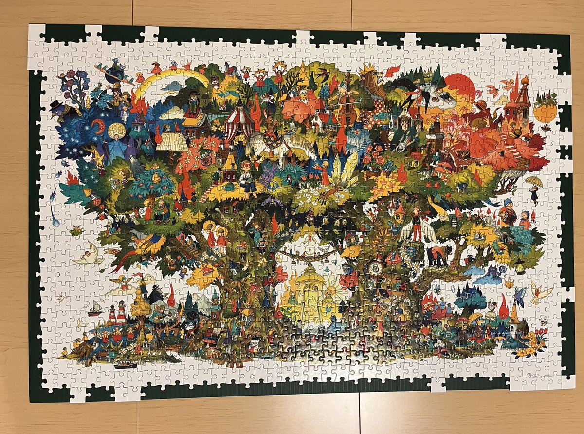 パズル　完成品(*´▽｀*) やすぴ🍀 on X