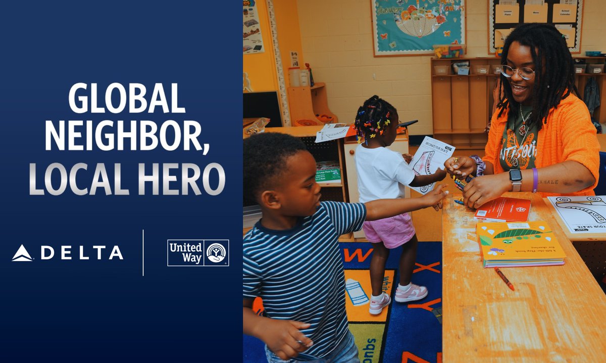 Make an impact today and earn up to 5,000 bonus miles from Delta when you donate to United Way, now through September 30.* ow.ly/GlyT50WTT5o *Donations are processed by United Way of Greater Atlanta, and funds are distributed to your local united way based on your zip code.
