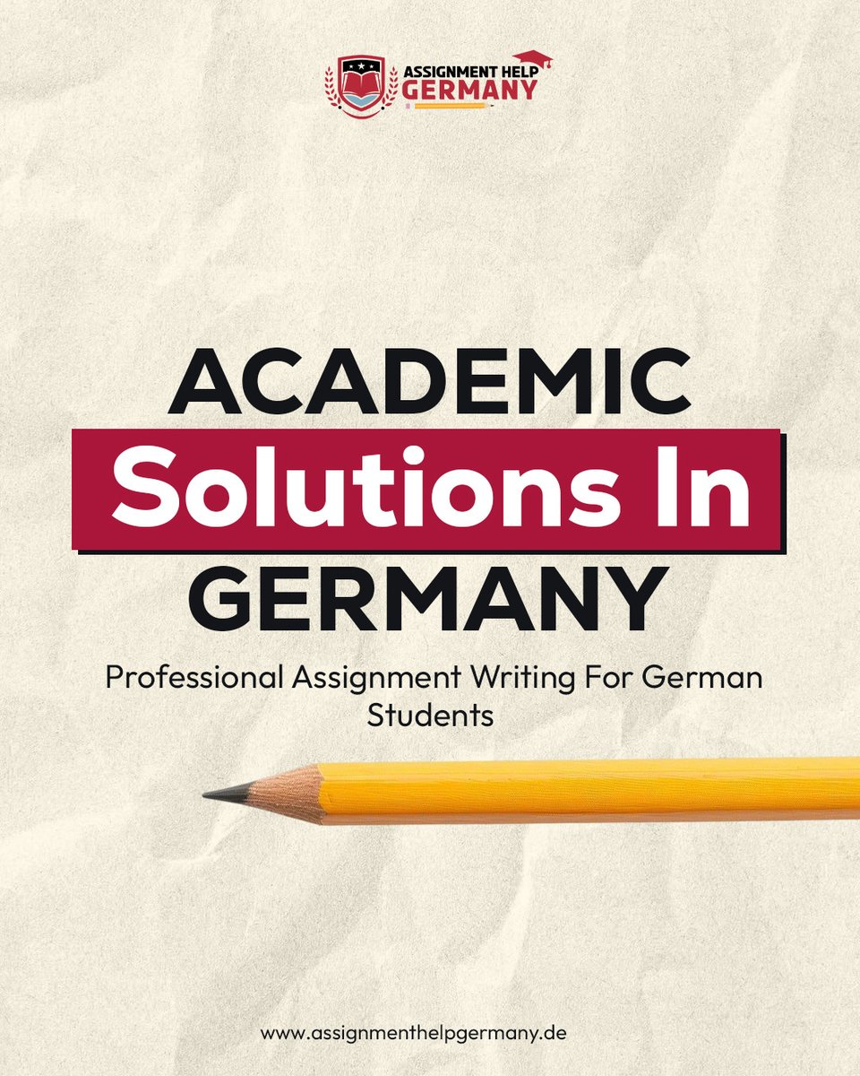 AsgmHelpGermany's tweet image. Need Academic Solutions In Germany? Get Professional Assignment Writing Support Tailored Exclusively For German Students.

For Top Grades, Visit: assignmenthelpgermany.de

#AssignmentHelp #GermanStudents #AcademicSolutions #GermanyEducation #AssignmentWriting #ExamPrep #fypシ