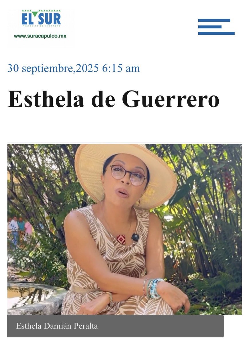 Esthela Damián tweet media