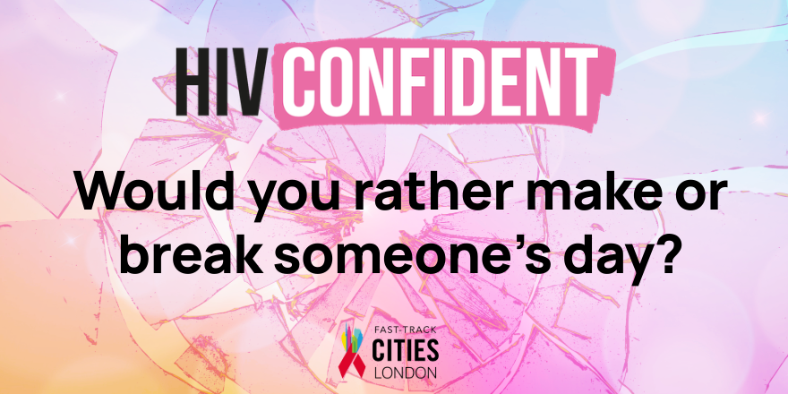 londonftci's tweet photo. How you speak, act & react matters. Being #HIVConfident means making sure everyone experiences respect & fairness, no matter their HIV status.
Your can help change attitudes, find out more: 👉 https://t.co/MmQint7DMm
#FastTrackCitiesLondon #ZeroHIV 🧡 https://t.co/g0dc7695BT