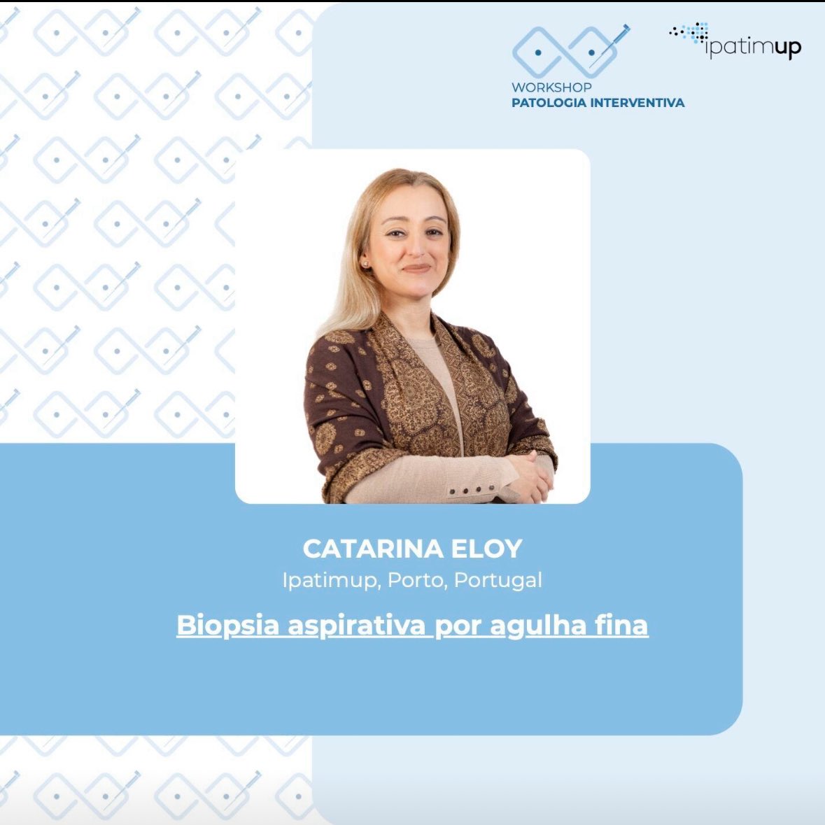SECitologia's tweet photo. 📣Curso online gratuito Workshop de Patología Intervencionista, mañana 1 de octubre.
 ✍🏻15:00 hora española.
Ponentes españoles con ponencias en español.
Organizado por el Ipatimup - Oporto.
Link Inscripción:  https://t.co/65AYXsIU8L https://t.co/fn4RS3IBwS